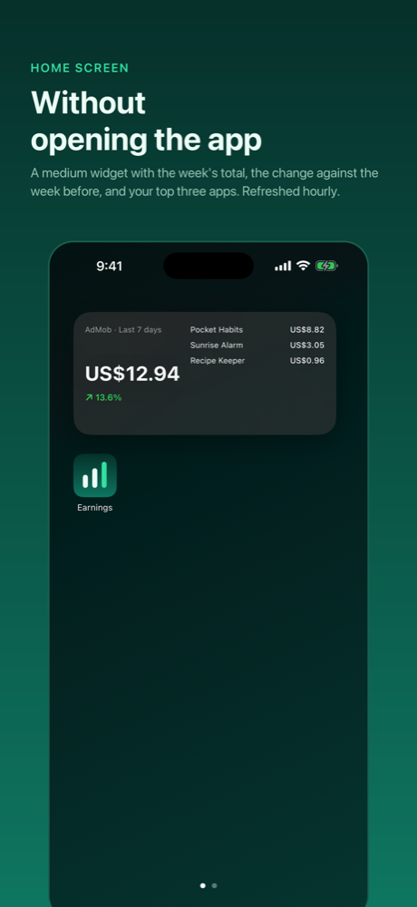 The Home Screen and lock screen widgets